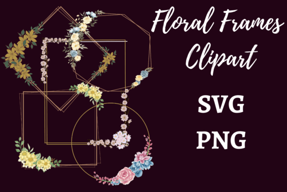10 Floral Frames Clipart: A Versatile Resource for Creative Projects