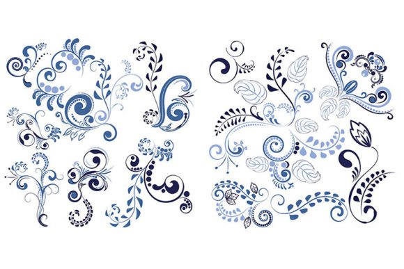 Blue Floral Ornaments: A Timeless Decorative Choice with Modern Appeal