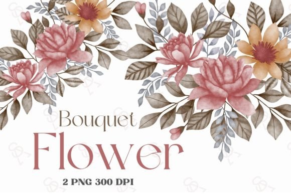 Bouquet Flower Watercolor for Timeless Design Elegance