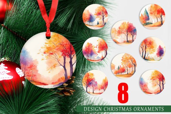 Christmas Ornament Autumn Foliage: A Unique Holiday Design Trend