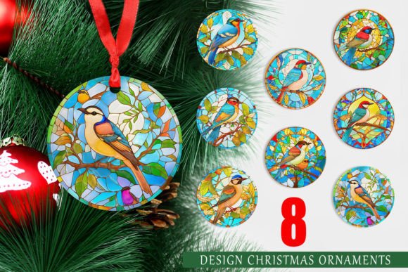 Christmas Ornament Stained Glass Bird: A Strategic Design for Creative and Business Goals