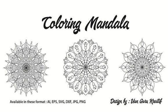 Coloring Mandala 021: A Versatile Design for Luxury and Creativity