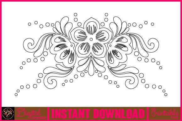 Exploring the Beauty and Utility of Floral Line Art Flower SVG Elements 36