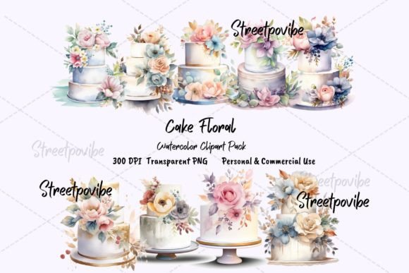 Floral Cake Clipart PNG Pack Digital Art: A Guide to Choosing and Using High-Quality Designs