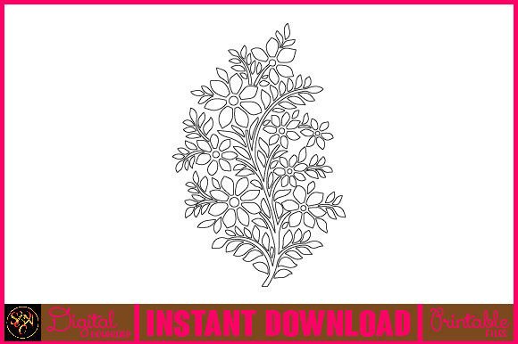 Floral Line Art Flower SVG Elements 42: A Strategic Design Resource for Creative Professionals