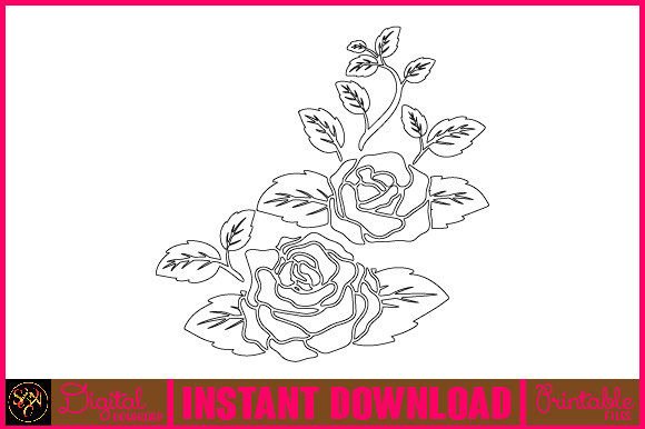 Floral Line Art Flower SVG Elements 67: A Must-Have for Modern Designers and Creatives