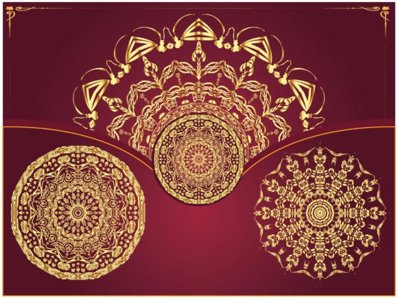 Luxury Mandala Pattern 3 in 1 Design Set: A Versatile Tool for Creative Projects