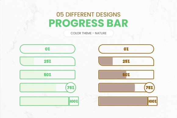 Nature-Inspired Loading Progress Bars for Modern Design Projects