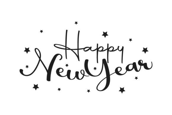 New Year 2024 Typography: A Design Resource for Modern Celebrations