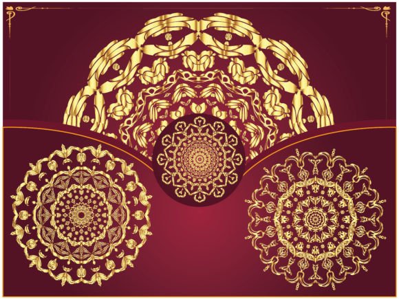 Ornamental Luxury Mandala Pattern 3 in 1: A Versatile Design for Modern Creativity