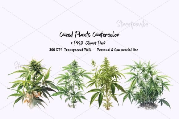 Plant Weeds Watercolor Clipart PNG Pack: A Guide to Choosing and Using High-Quality Digital Art