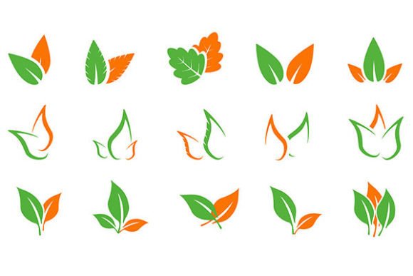 Set of Green Leaf Logo Design Vector: A Strategic Tool for Modern Branding