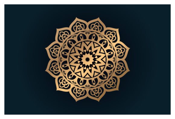 Vintage Floral Star Colorful Mandala: A Timeless Design Element